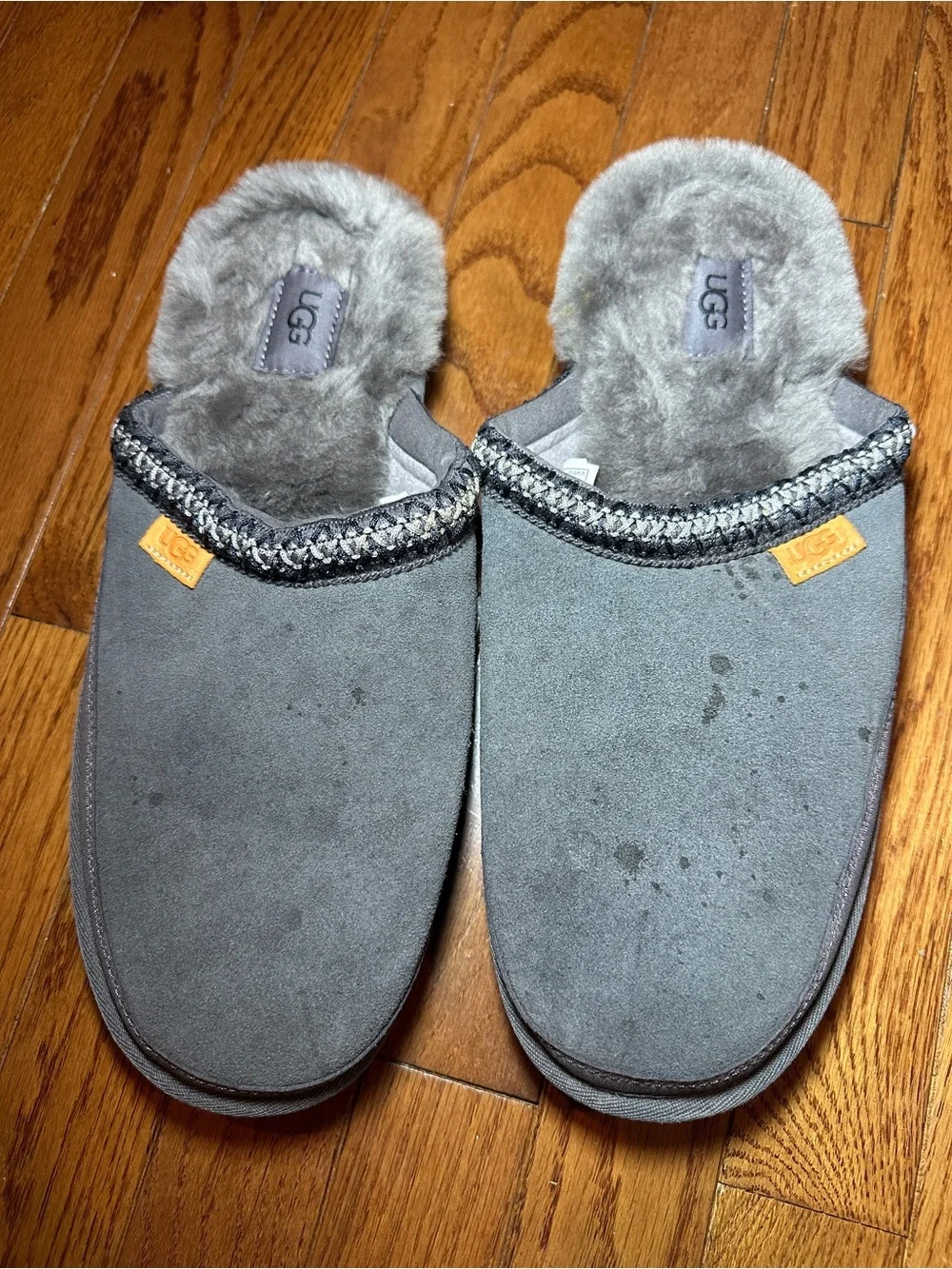UGG Men’s Tasman Slip-Ons - Dark Grey- Size 12